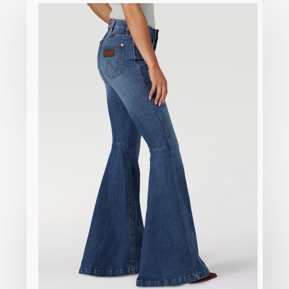 Wrangler Retro The‎ Green Trumpet Flare Jeans size 28x34 new 112336739 - Picture 5 of 5